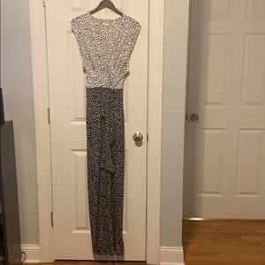 Black and white jumpsuit